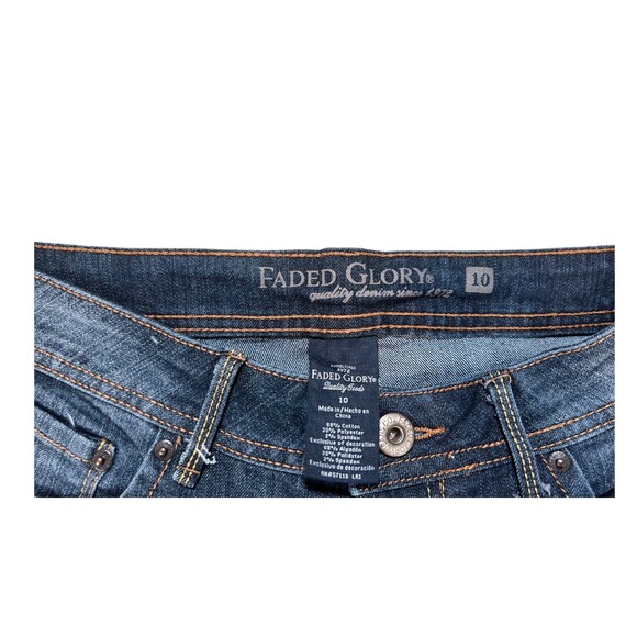Faded Glory Women's  Blue Skinny Jeans Size 10 Dark Wash Stretches - Picture 6 of 6